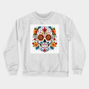 Day of the Dead Sugar Skull 6 Crewneck Sweatshirt